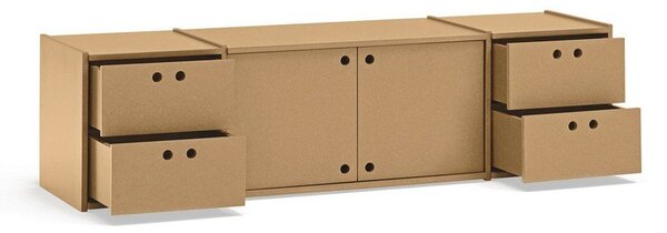 TV stolek v přírodní barvě 157x42x40 cm Wally – Teulat