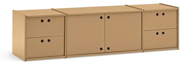TV stolek v přírodní barvě 157x42x40 cm Wally – Teulat