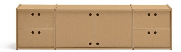 TV stolek v přírodní barvě 157x42x40 cm Wally – Teulat