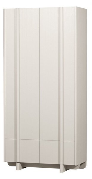 Krémová modulární skříňka z borovicového dřeva 101x210 cm Basu – WOOOD