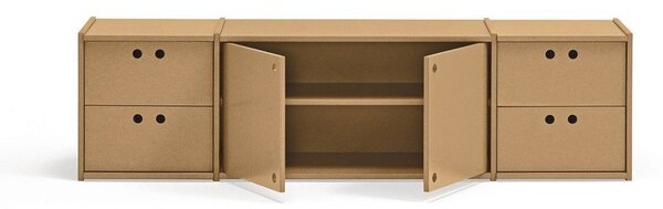TV stolek v přírodní barvě 157x42x40 cm Wally – Teulat