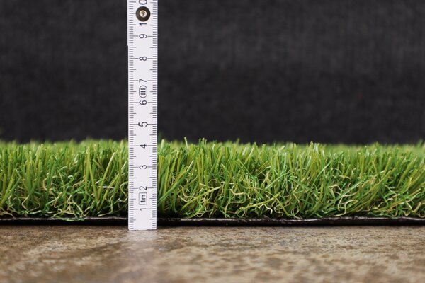 Europe Grass, Metrážní umělá tráva Rosalia, vyříznout kruh, šíře 4m, zelená