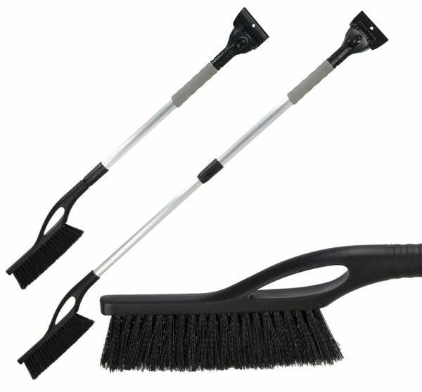 Škrabka na auto se smetáčkem 127 cm SPRINGOS HA5245 černá