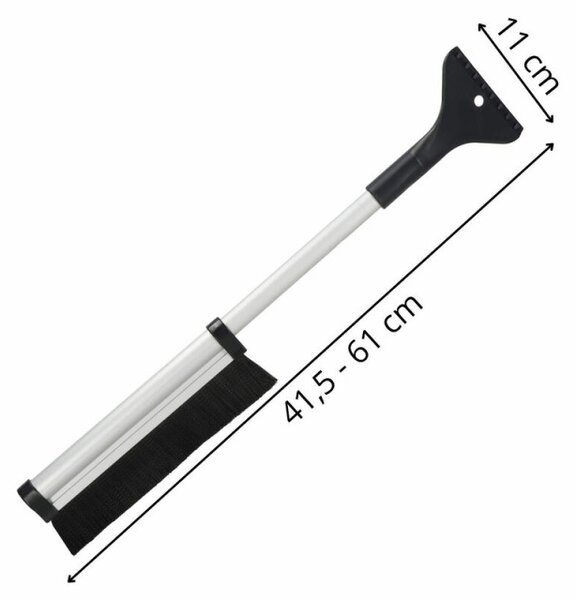 Škrabka na auto se smetáčkem 61 cm SPRINGOS HA5248 bílá