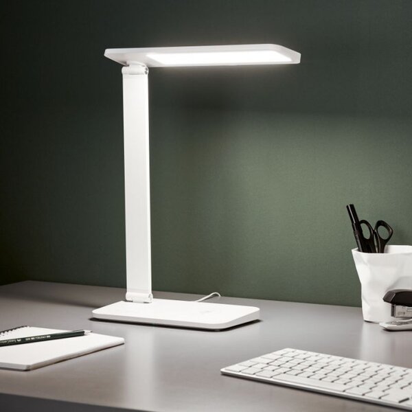 Brilliant G93072/05 Stolní pracovní LED lampa SEAMONT bílá, CCT