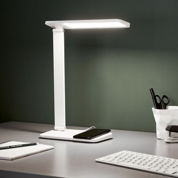 Brilliant G93072/05 Stolní pracovní LED lampa SEAMONT bílá, CCT
