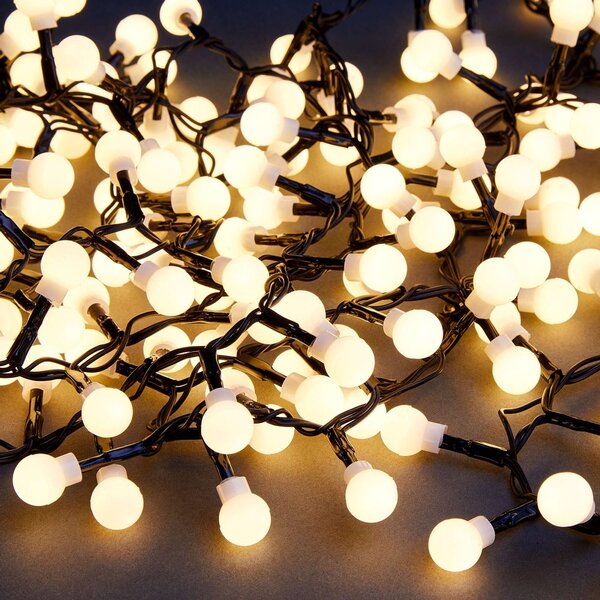 WHITE BULBS Světelný řetěz venkovní mini žárovky 300 světel