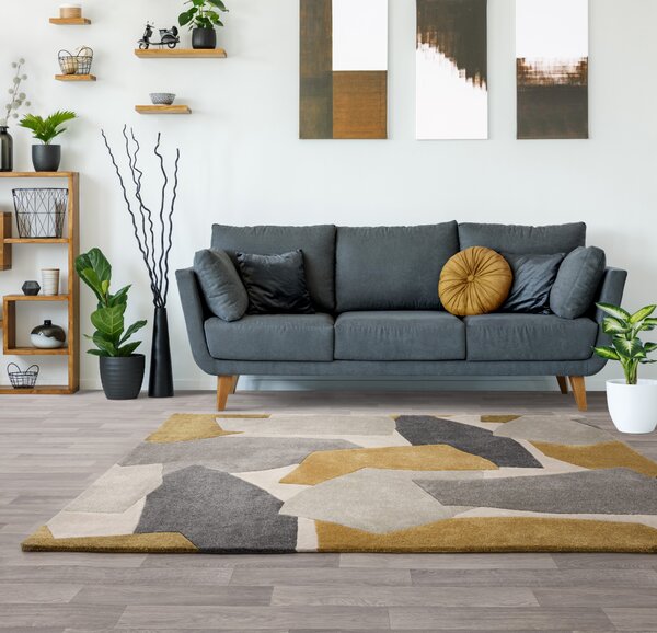 Tribeca Design Kusový koberec Inxs Elements Ochre Rozměry: 120x170 cm