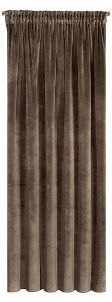 ZATEMŇOVACÍ ZÁVĚS NA PÁSCE RIA 140X270 CM HNĚDÁ