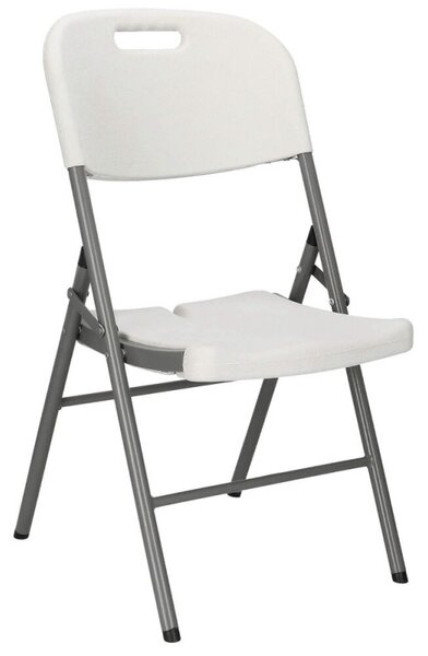 Skládací židle SPRINGOS GF0109 bílá