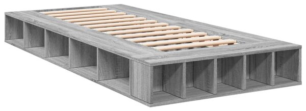 Rám postele šedý sonoma 75 x 190 cm kompozitní dřevo 3280536