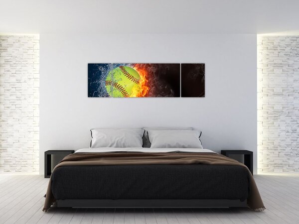 Obraz - Tenisový míček (170x50 cm)