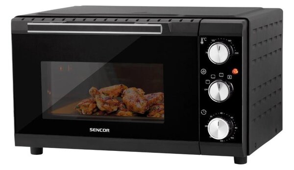 Sencor - Elektrická trouba 20 l 1650W/230V černá