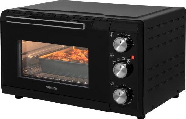 Sencor - Elektrická trouba 20 l 1650W/230V černá