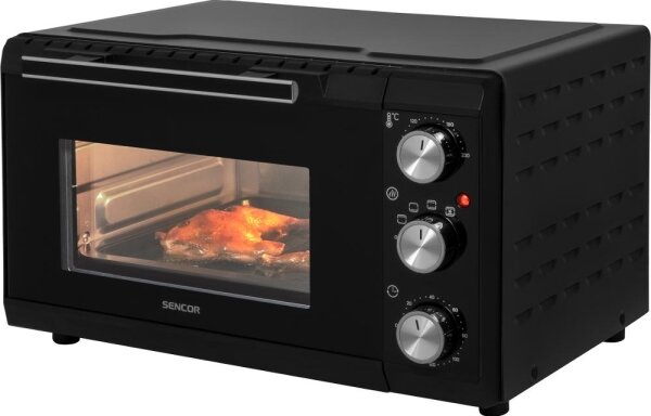 Sencor - Elektrická trouba 20 l 1650W/230V černá