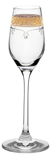 SWAROVSKI ROYAL GOLD SKLENICE NA LIKÉR 95ML SADA 2KS
