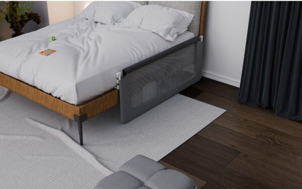 Bezpečnostní zábrana na postel Cover 25 šedá 150 cm