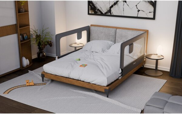 Bezpečnostní zábrana na postel Cover 25 šedá 150 cm
