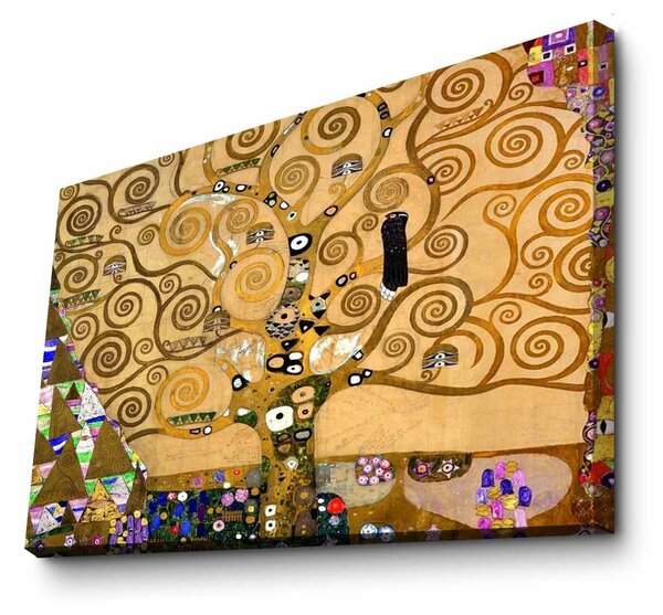 ASIR Obraz na plátně reprodukce STROM ŽIVOTA G. KLIMT 100 cm