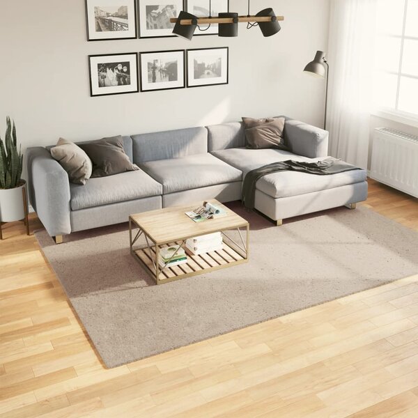 Koberec HUARTE krátký vlas měkký a pratelný pískový 200x280 cm
