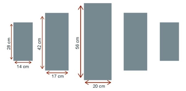 ASIR Obraz MAGNOLIE 92 MDF 5 ks