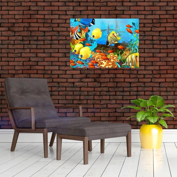 Obraz - Barevný korálový útes (70x50 cm)