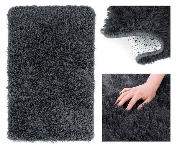 ArtTruAn Koupelnový kobereček KARVAG 50 x 80 cm Barva: Tmavě-šedá