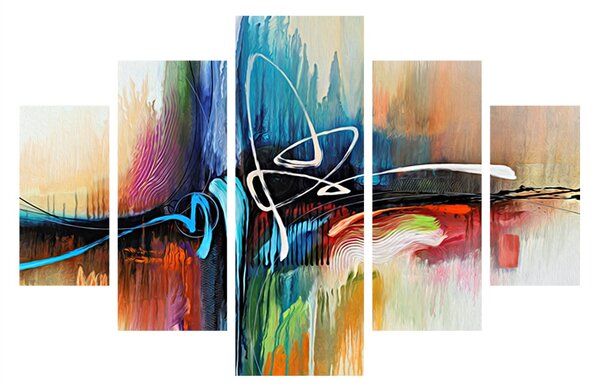 ASIR Sada obrazů STREET ART 92 cm MDF