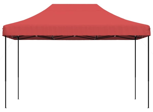 Skládací party stan pop-up vínový 410 x 279 x 315 cm
