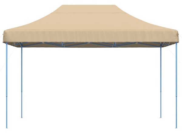 Skládací party stan pop-up béžový 410 x 279 x 315 cm