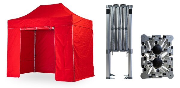 Nůžkový párty stan 2x3 m TENTino BIG HEXAGON EXTREME Barva opláštění (Zvolte variantu): 3A - BÉŽOVÁ
