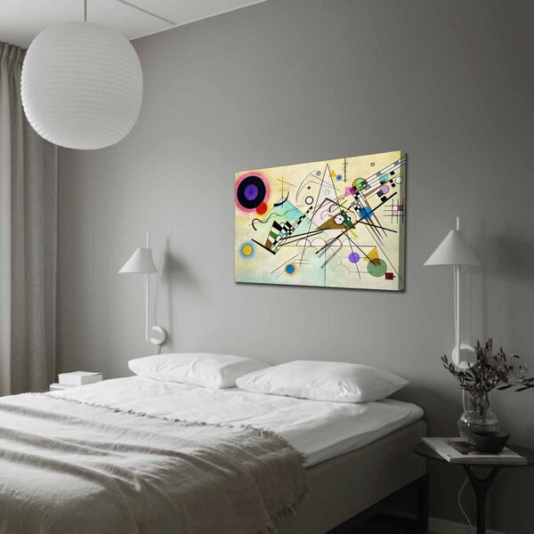 ASIR Obraz na plátně reprodukce COMPOSITION 8 W.KADINSKY 70 cm