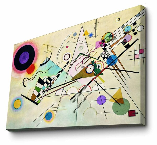 ASIR Obraz na plátně reprodukce COMPOSITION 8 W.KADINSKY 70 cm