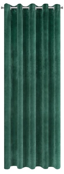 ZATEMŇOVACÍ ZÁVĚS NA KROUŽCÍCH VILLA 140X250 CM TMAVĚZELENÁ