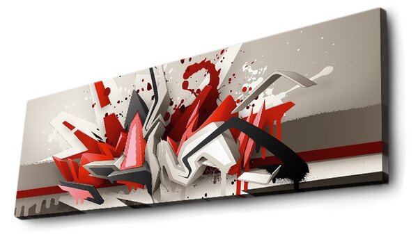 ASIR Obraz na plátně s led osvětlením GRAFFITI 30 cm
