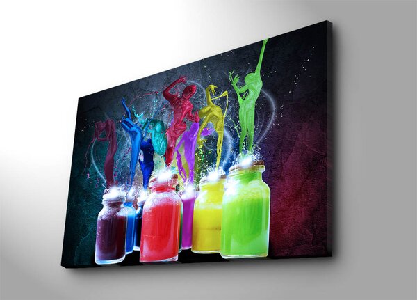 ASIR Nástěnný obraz na plátně BARVY 70 cm