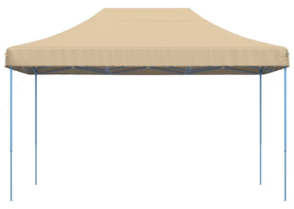 Skládací party stan pop-up béžový 440 x 292 x 315 cm