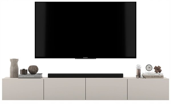 Závěsná TV skříňka Meble Lindner 240 cm x 30 cm x 35 cm