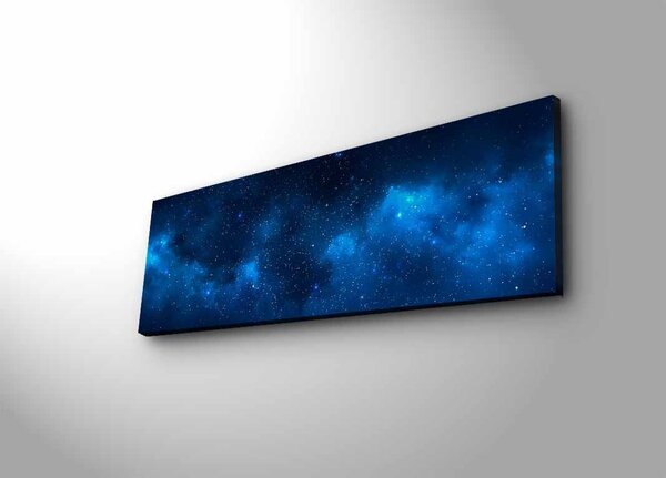 ASIR Nástěnný obraz na plátně GALAXIE s led podsvícením 30 cm