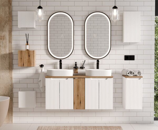 Koupelnová skříňka pod umyvadlo NOVA WHITE D2 50 cm
