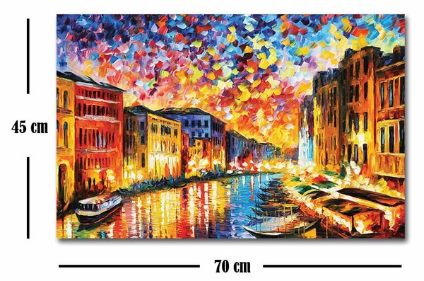 ASIR Nástěnný obraz na plátně KANÁL GRANDE 45 cm