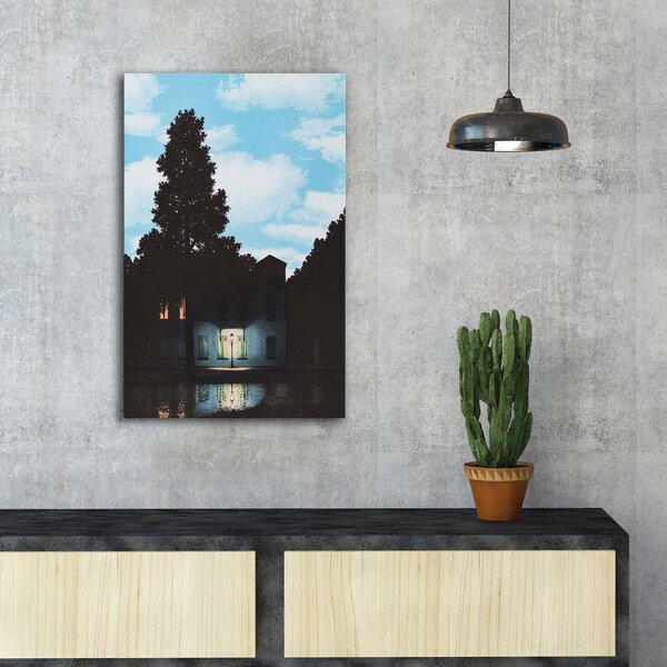 ASIR Obraz na plátně reprodukce RENÉ MAGRITTE ŘÍŠE SVĚTLA 45 cm