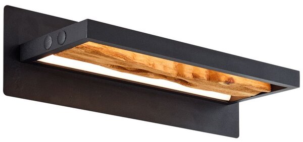 Brilliant G99820/76 CHAUMONT - Nástěnné LED svítidlo se dřevem, 9,5W, 3000K, 35cm (Nástěnná lampa se dřevem)