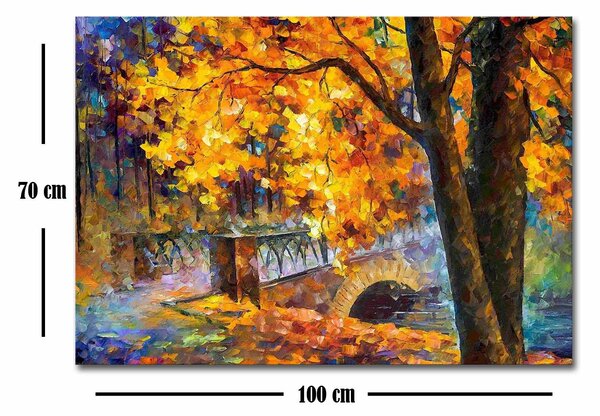 ASIR Obraz na plátně reprodukce PODZIM LEONID ALFREMOV 70 cm