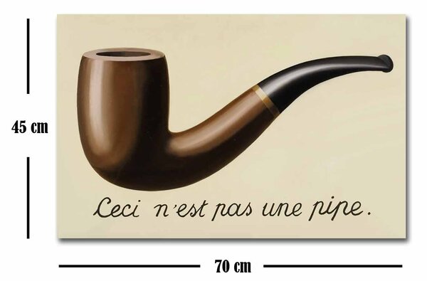 ASIR Nástěnný obraz na plátně DÝMKA 45 cm