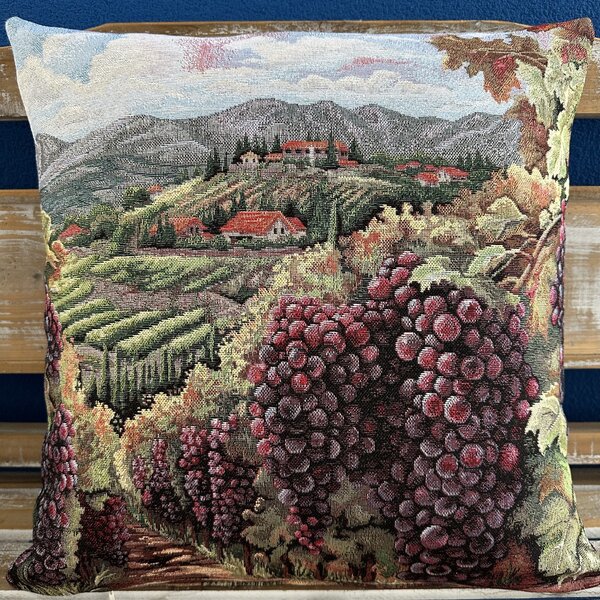 Tegatex Gobelínový povlak na polštář - vinice 42*42 cm