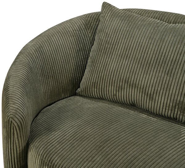 TŘÍMÍSTNÁ POHOVKA, plast, textil, olivově zelená Carryhome - Pohovky, Online Only