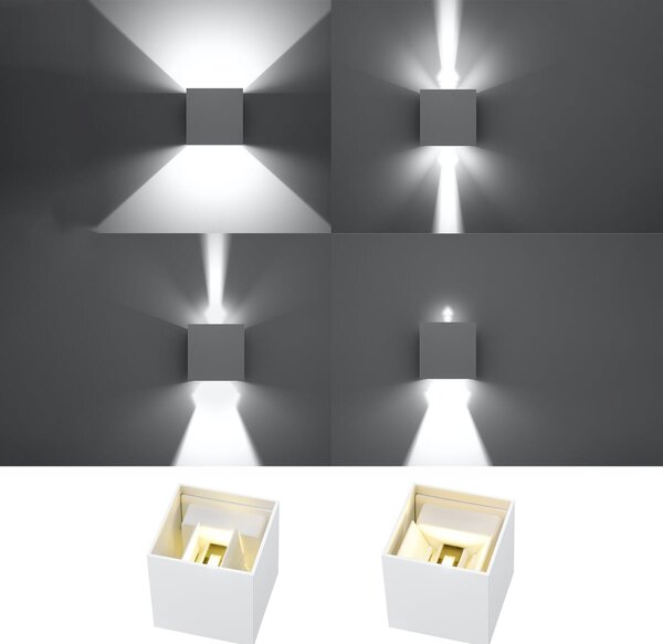 Nástěnné LED svítidlo Luca, 1x LED 6w, 3000k, w