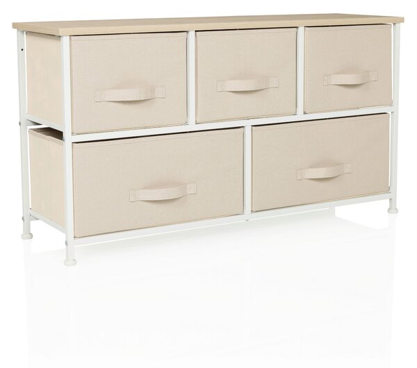 KOMODA, béžová, 100/55/30 cm MID.YOU - Široké komody, Online Only