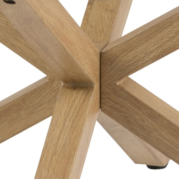 Konferenční stolek LUCA 82 cm čirá/dub